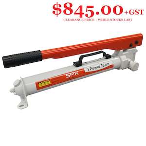 Ex Demo: SPX Hydraulic Hand Pump
