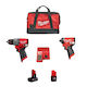 Milwaukee 3404/3453 M12 FUEL 1/2" Hammer Drill Driver Twin Kit