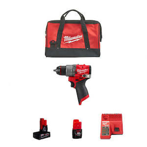 Milwaukee Single Tool Kits: Milwaukee 3404-20 M12 Fuel 1/2" Hammer Drill/Driver Kit