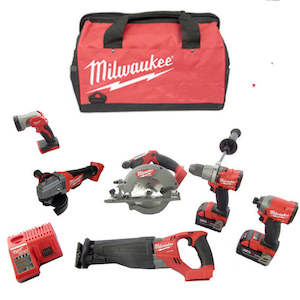 Milwaukee M18 Multi Kits: Milwaukee M18 Fuel 6 Piece Kit (GR)