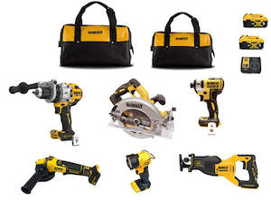 Dewalt: #Dewalt Combo 6 Piece Brushless XR Premium Kit- Grinder