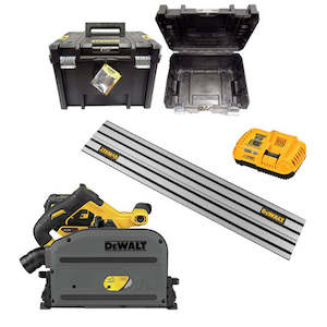 Dewalt: #DeWalt Track Saw 6 1/2" with T STACK Box + Track Kit 54/60V Max DCS520