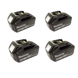 Makita: Makita 6.0Ah Lithium-Ion Battery 18V LXT BL1860 -4 pack