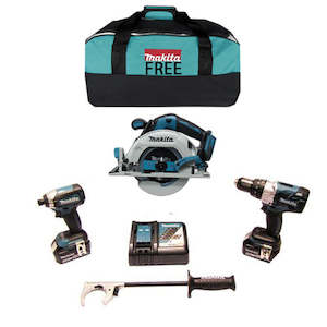 Makita: Makita Combo 3 Piece Kit  Premium Brushless- Circ Saw