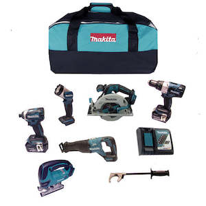 Makita Combo 6 Piece Kit PREMIUM 18V -Jigsaw