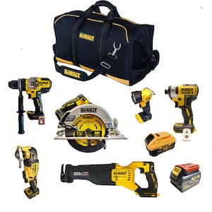 Combo Kits: #DeWalt Combo 6 Piece Brushless Kit Flex Volt Advantage -Multi Tool