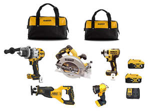 #Dewalt Combo 5 Piece Brushless XR Premium Kit