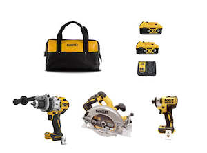 #Dewalt Combo 3 Piece Brushless XR Premium Kit
