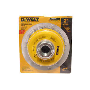 DeWALT Crimped Cup Brush/Carbon Steel DW4920 3'' x 5/8''-11