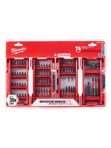 Accessories: Milwaukee Impact Driver Bit Set 74PC 48-32-4062
