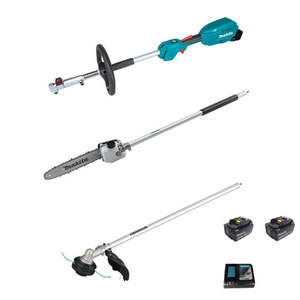 Makita: Makita Brushless 18v Multi Tool Powerhead ,String Trimmer & 10" Pole Saw Kit