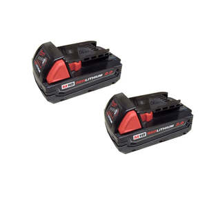 Milwaukee M18 Batteries: Milwaukee 2.0Ah Slim Line Battery M18 48-11-1820 -2 Pack