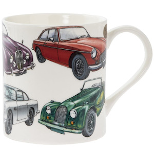 Mens Gifts: Classic Car's Fine China Mug