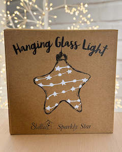 Lamps: Sparkly Hanging Glass Star