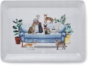 Trays: Curious Cats Large Tray