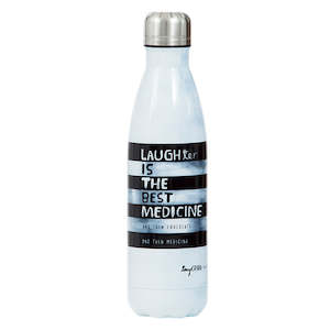 Chunky Water Bottles: Laughter Is The Best Medecine by Tony Cribb – Artist Series