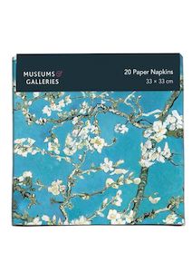 Serviettes: Almond Branches Paper Napkin