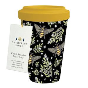 Bee Pattern Pla Travel Mug