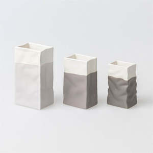 Vase: Shades of Grey Sml Vase Set of 3