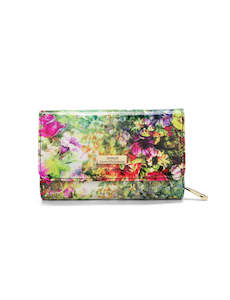 Fiore Medium Patent Leather Wallet RFID