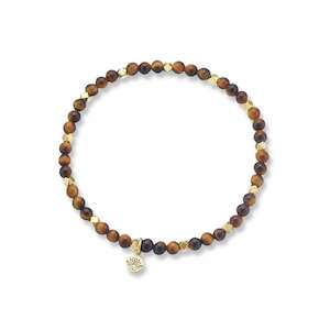 Tigers Eye Aura of Gold Gem Bracelet