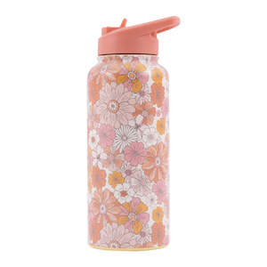 Chunky Water Bottles: Sip by Splosh Retro Floral Water Bottle 950ml