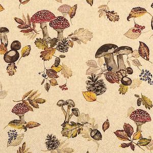 Serviettes: HF Mushroom Collection Napkins