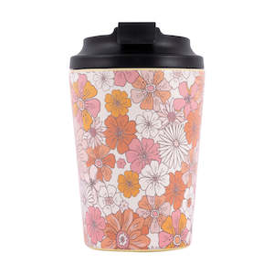 Eco Mugs: Sip By Splosh Retro Floral Coffee Cup 380ml