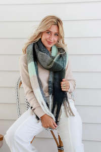 Scarves: Mint Comfort Scarf