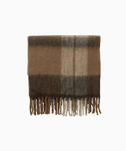 Throws: Canopy Plaid Tassel Throw