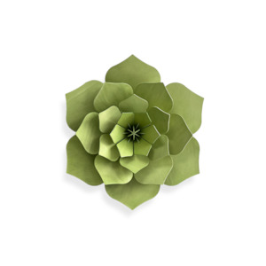 Wall Art: Lovi Flower Pale Green 34cm