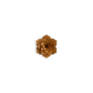 Wall Art: Lovi Flower Cinnamon Brown 15cm
