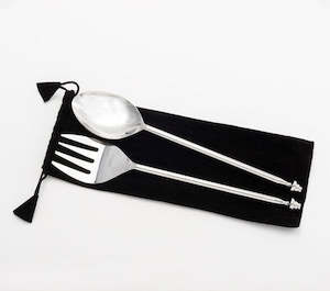 Utensils: Coil Salad Servers