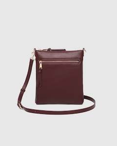 Cressida Cross Body Bag Burgundy