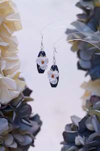 Midnight Bloom Handcrafted Earrings