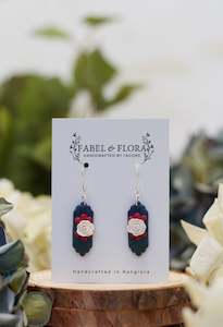 Earrings: Blooming Roses Handcrafted Earrings