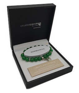 Bracelets: Kiwi Charm Bracelet Green Aventurine