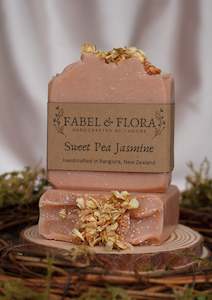 Handcrafted Soaps: Sweet Pea Jasmine Handcrafted Soap