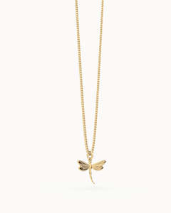 Dragonfly 18k Gold Plated Necklace