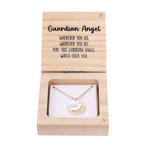 Heart & Soul Guardian Angel Necklace