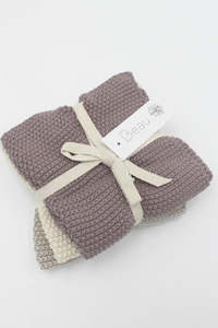 Wash Cloths 3pack Blush