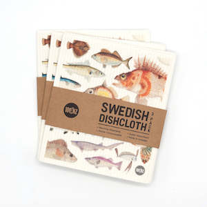 Fishes of NZ Swedish Dishcloths