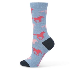 Womans Bamboo Socks: Equestrian Bamboo Sock