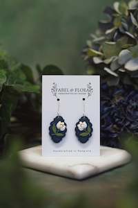 Fabel Flora All: Magnolia Handcrafted Earrings