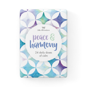 Note Card Packs: Peace Harmony Little Affirmation Box