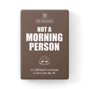 Note Card Packs: Not a Morning Person Defamation Box