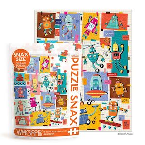 Puzzles: Robots 48pce Puzzle Snax