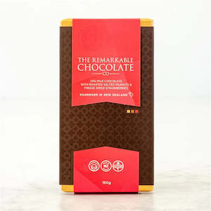 Remarkable Choc Block Milk 32% Strawberry 150gm