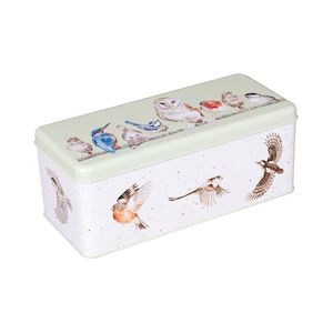 Tinware Collection: Wrendale Birds Country Set Cracker Tin