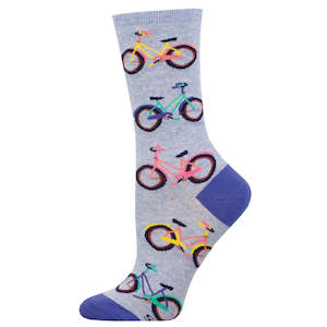 W Coastal Cruiser Periwinkle Heather Sock